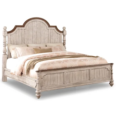 Relaxed Vintage Queen Poster Bed